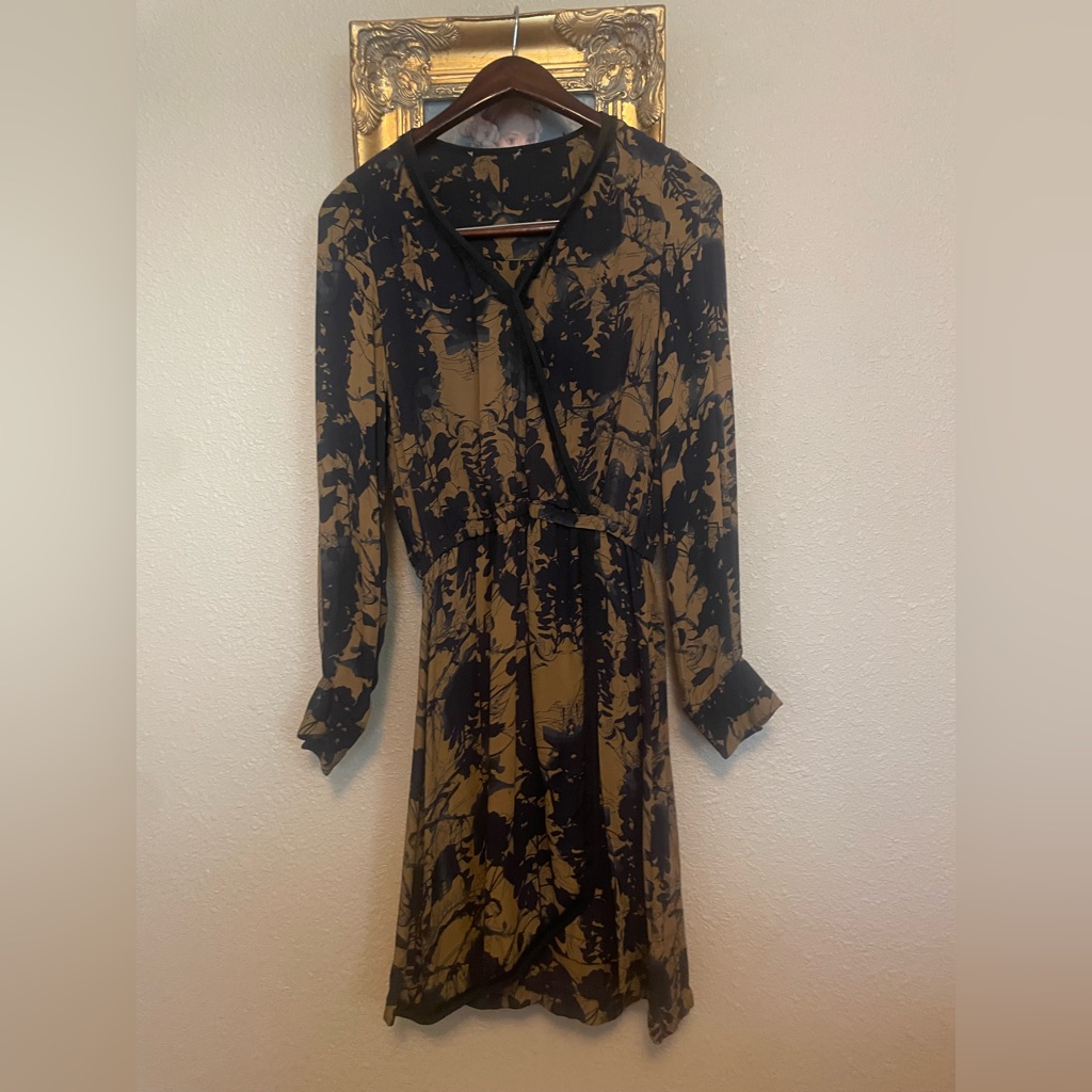A.L.C. Floral Silk Popover Dress Size Xs